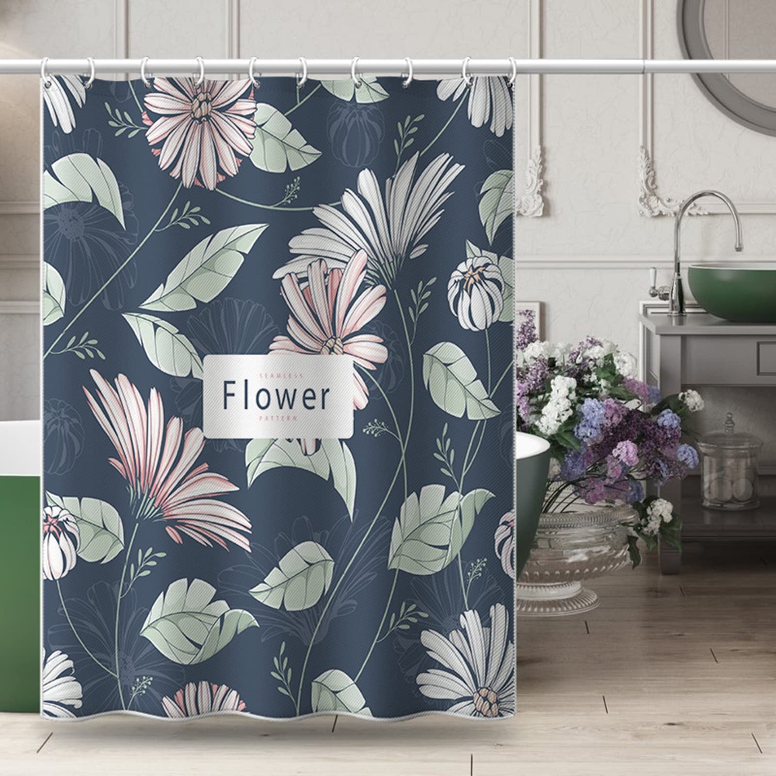 Rideau douche anti moisissure 240x200 pour une salle de bain saine