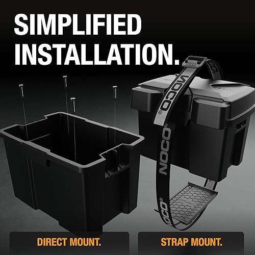 Miniatura 4 de NOCO Snap-Top BGU1 - Caja de batería Group U1 de 12 V para césped y jardín, generadores, abridores de puertas y equipos