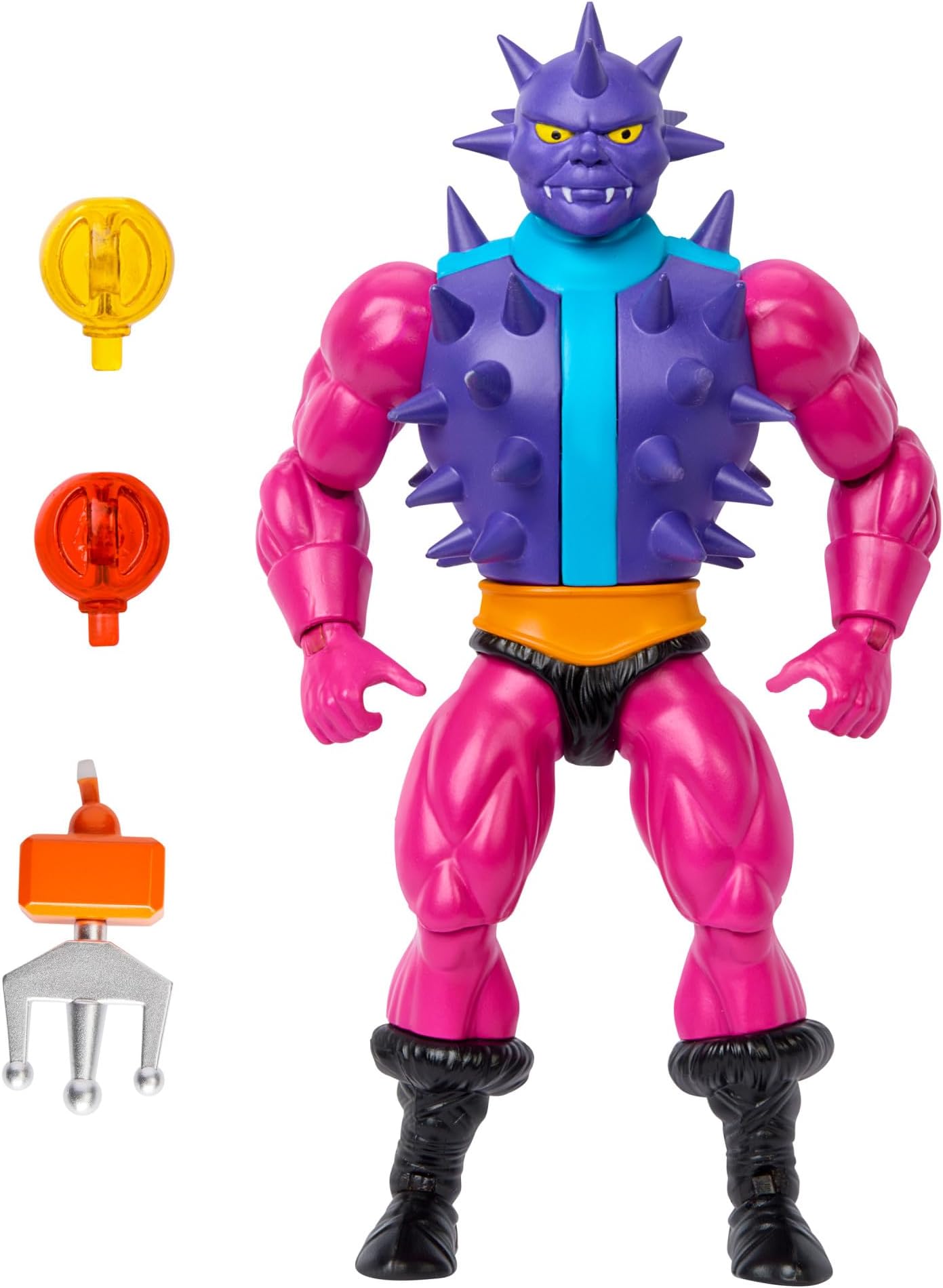 Masters of the Universe Origins Toy, Spikor Cartoon Collection Action Figure, 5.5-inch MOTU Villain, 16 Joints, Claw Hand & Game Pieces, HYD40