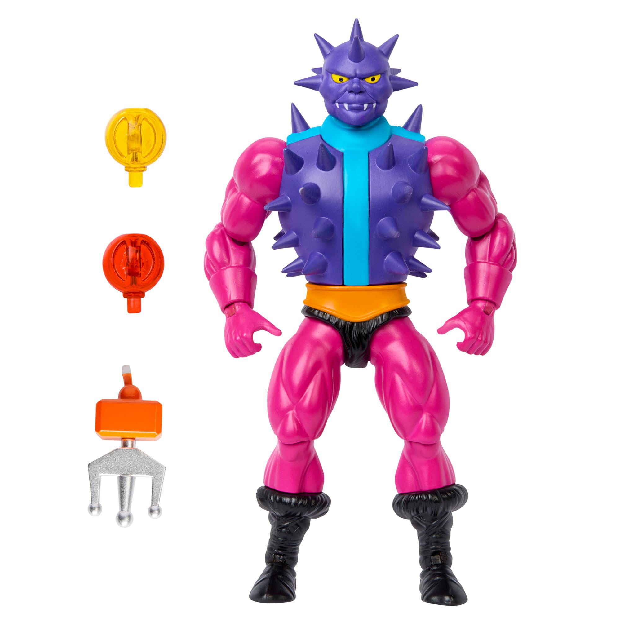 Masters of the Universe Origins Toy, Spikor Cartoon Collection Action Figure, 5.5-inch MOTU Villain, 16 Joints, Claw Hand & Game Pieces, HYD40