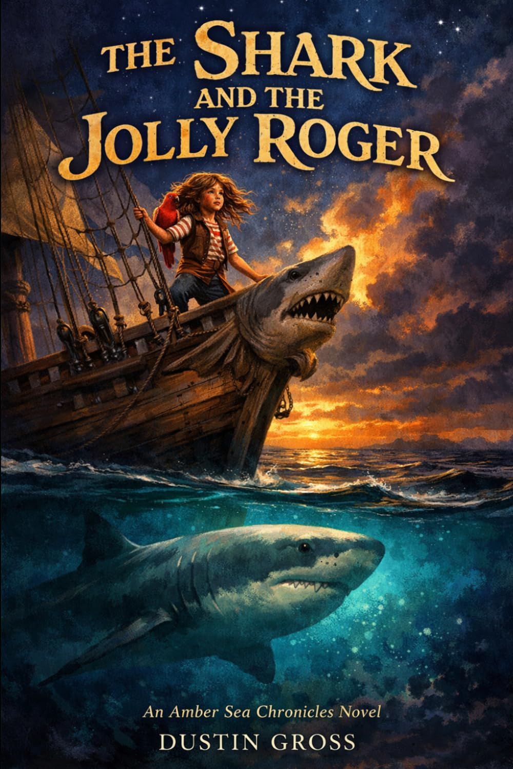 The Shark and the Jolly Roger: The Amber Sea Chronicles-Book One
