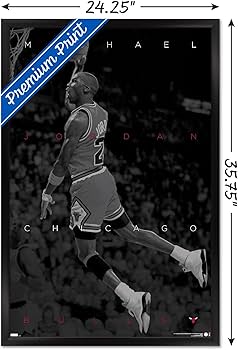 Amazon.co.jp: Trends International マイケル・ジョーダン - 白黒