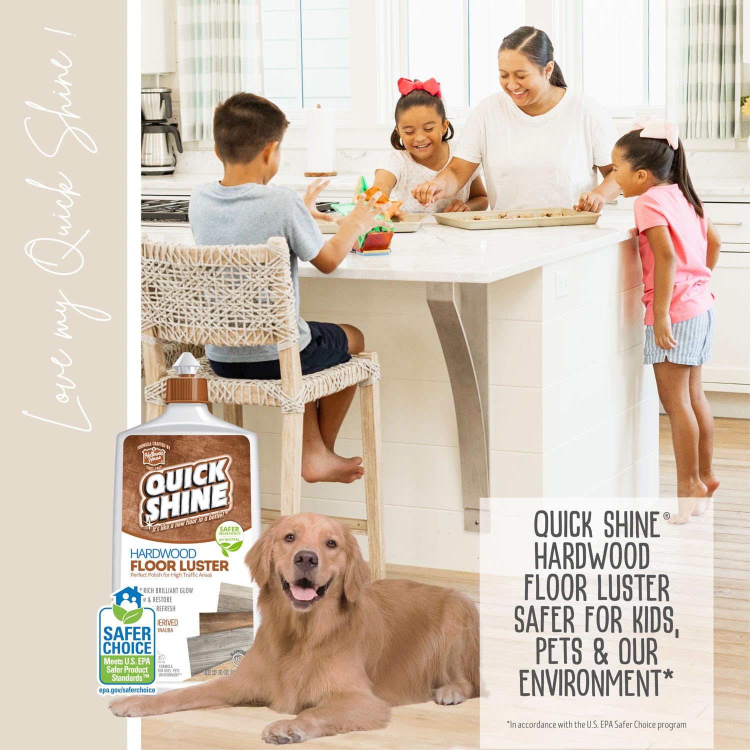 Quick Shine 1207-00027U Hardwood Floor Luster by Quick Shine