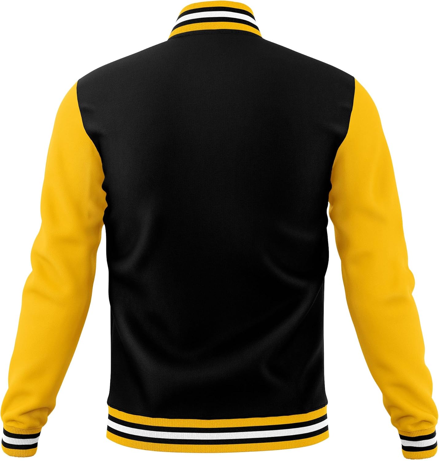 KXK Men’s Fashion Varsity Jacket Causal Cotton Letterman Baseball Bomber Jacket Lightweight Coat - Image 3