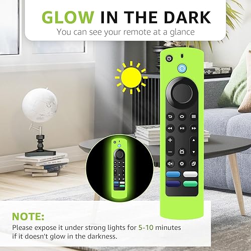 Miniatura 19 de Paquete de 3 fundas de silicona para mando a distancia Firestick 4K Max (2ª), Toshiba, Insignia, serie 4, control remoto Pioneer, antideslizante, a