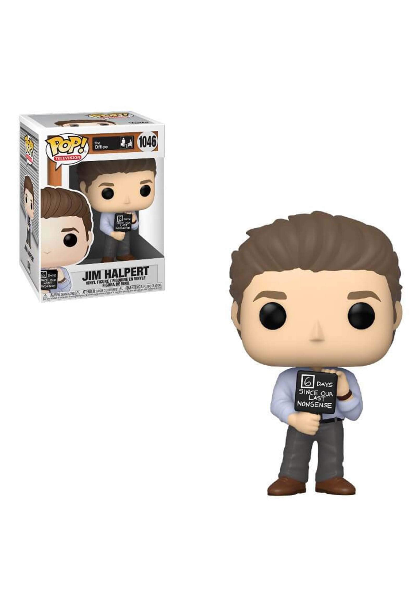 FUNKO POP! TELEVISION: The Office - Jim with Nonsense Sign
