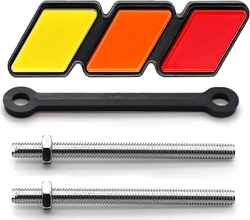 Miniatura 7 de Calcomanía de emblema tricolor para Toyota Tacoma 4Runner Tundra Rav4, accesorios de rejilla, capó de guardabarros, falda lateral, parachoques