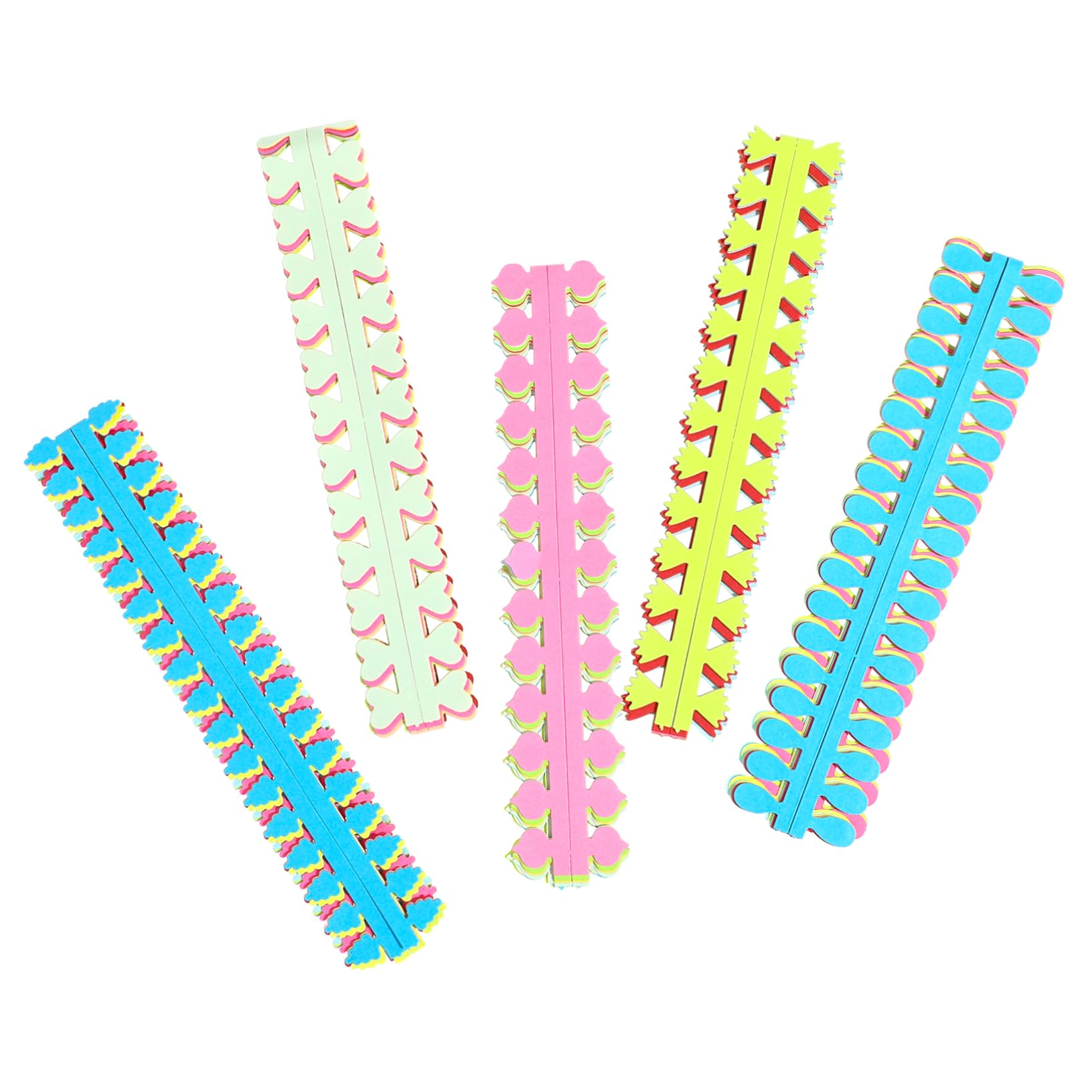 CIMAXIC 90pcs Handmade Paper Quilling Strips Paper Quilling Supplies for Crafts Decorative Chain Strips DIY Set