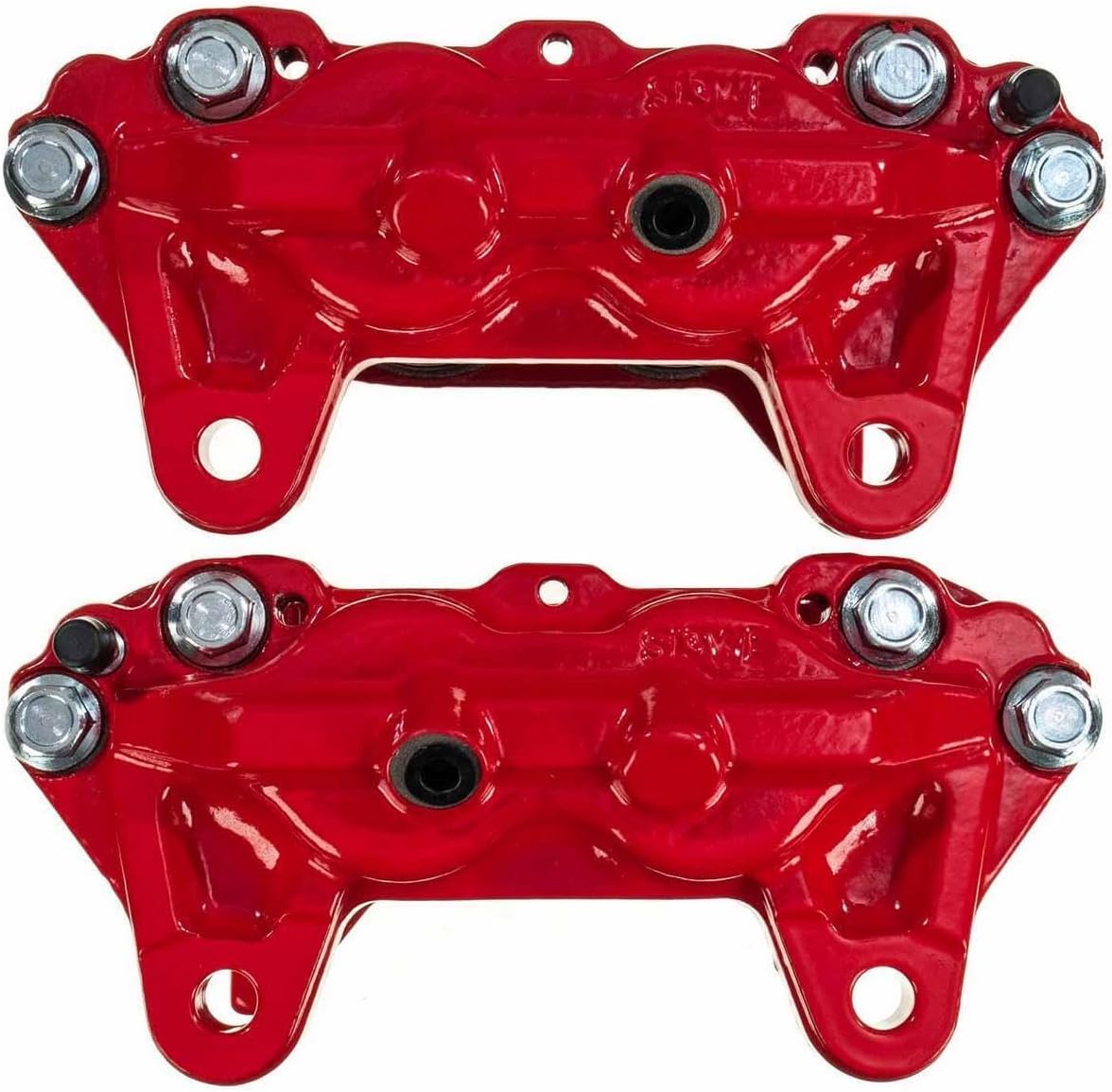 Power Stop Front S2632 Pair of High-Temp Red Powder Coated Calipers For Toyota Sequoia 2001-2003, Toyota Tundra 2000-2003 [Model Specific]