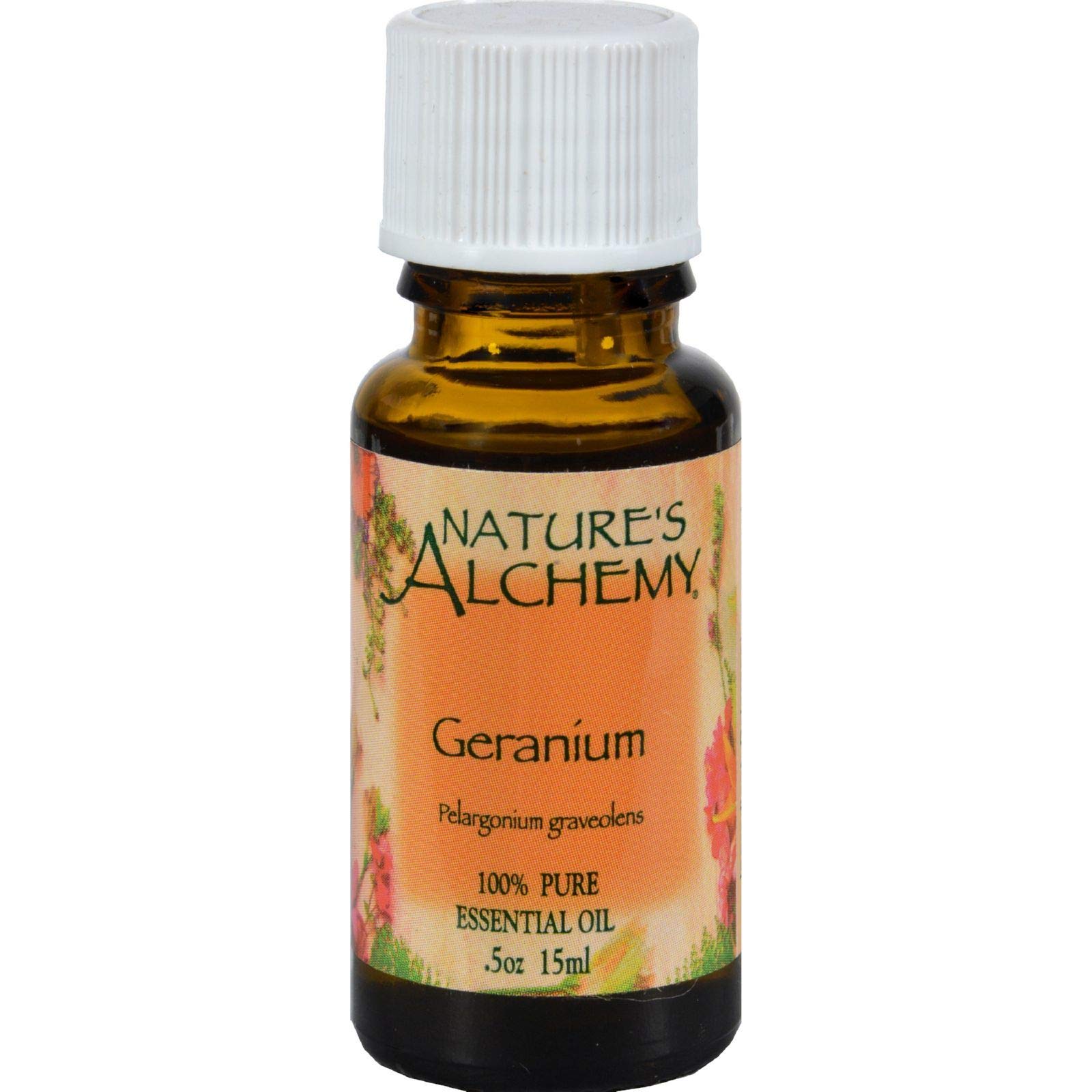 Nature's Alchemy Essential Oil, Geranium (Pelargonium Graveolens), 0.5 oz (15 ml)