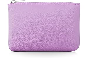 PU Lychee Pattern Zipper Coin Purse: Miniature, Stylish Coin Pocket