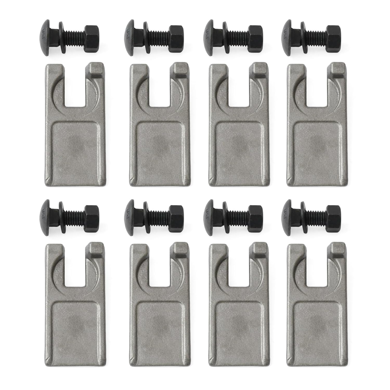 40/50 Degree Auger Teeth Compatible with Earth Auger Soil and Rock Digging, w/Hardware Industrial Commercial Digging Equipment Parts Replacement 3.35 × 1.61 inches, 8 Set