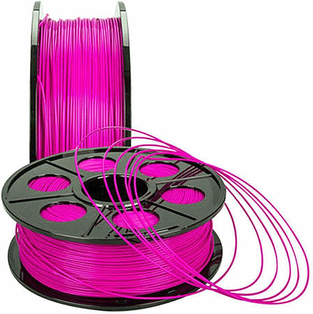 3D Printer Filament PLA 1.75mm, 0.02 mm, 2.2lbs 1KG Fuchsia with Spool