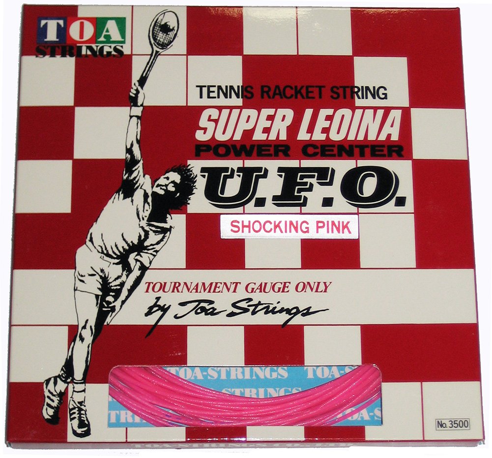 TOASuper Leoina Power Center U.F.O. Tennis String, Pink