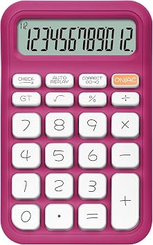Daxi X-150 12 Digit Small Calculator (fushia)