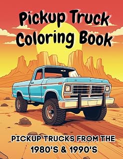 Pickup Truck Coloring Book cover