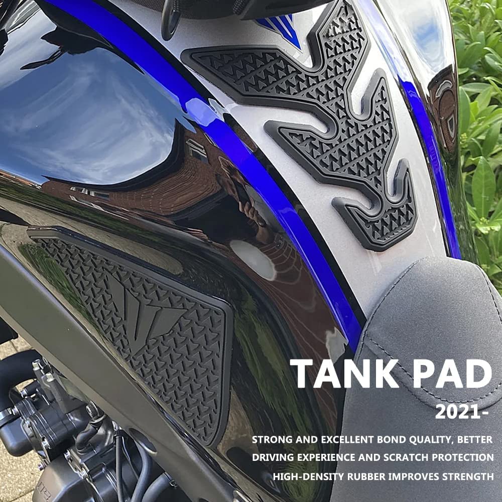 Paraserbatoio per Moto,Protezione Serbatoio Adesivo per Moto, Paraserbatoio Pad Serbatoio Carburante Moto Antiscivolo per MT 09 MT09 MT-09 2021 -