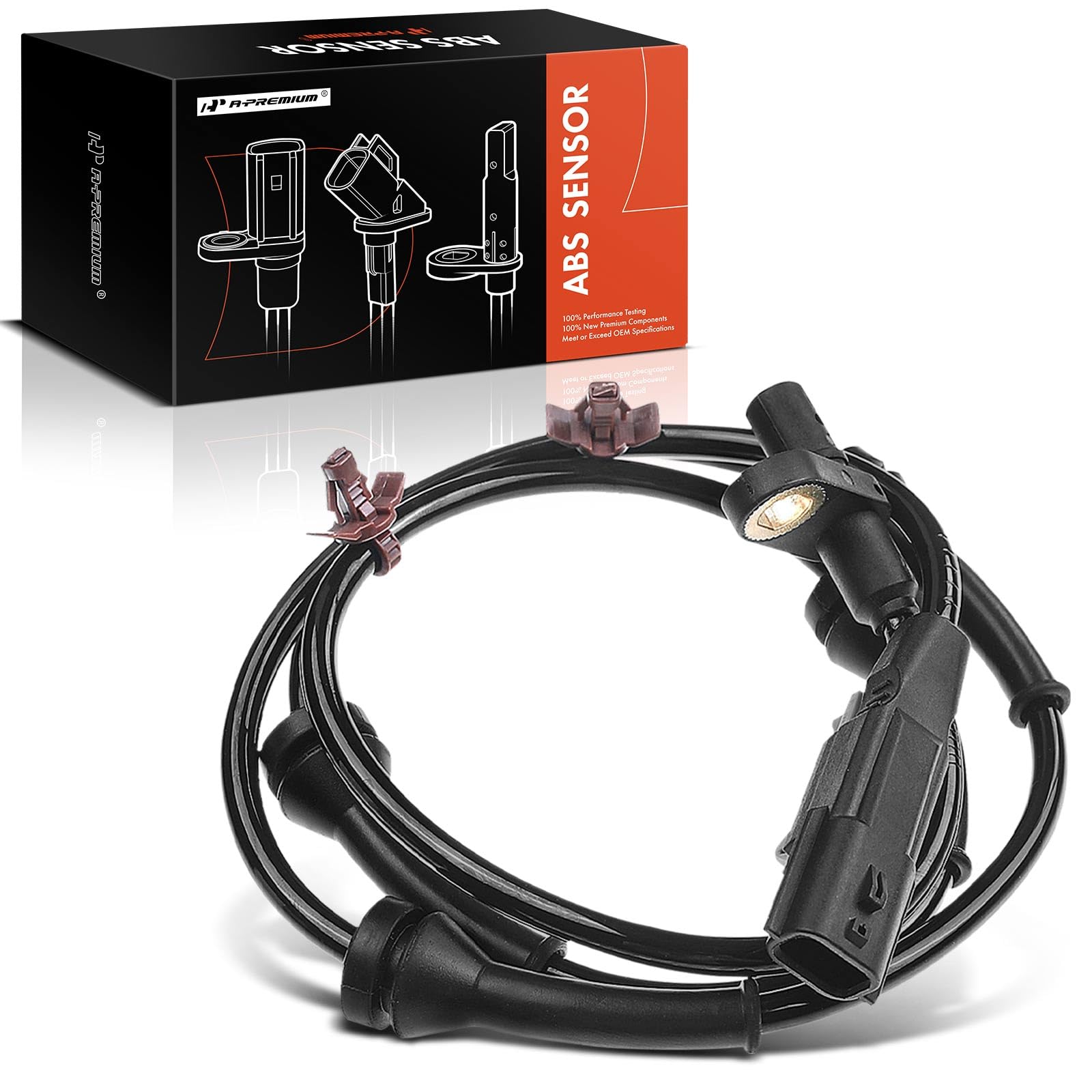 Abs Sensor Front Passenger Side X AUTOHAUX 47900-4CL4A ABS Wheel Speed Sensor Rear Right Left For Nissan Rogue 2015-2017 L4 2.5L Rear Abs Wheel Speed Sensor - Foto 2