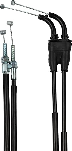 Miniatura 5 de MOTOMASTER Juego de cables del acelerador de motocicleta (torto/empuje) compatible con Yamaha XT 600 / XTZ 660 / 3TB-26302-00