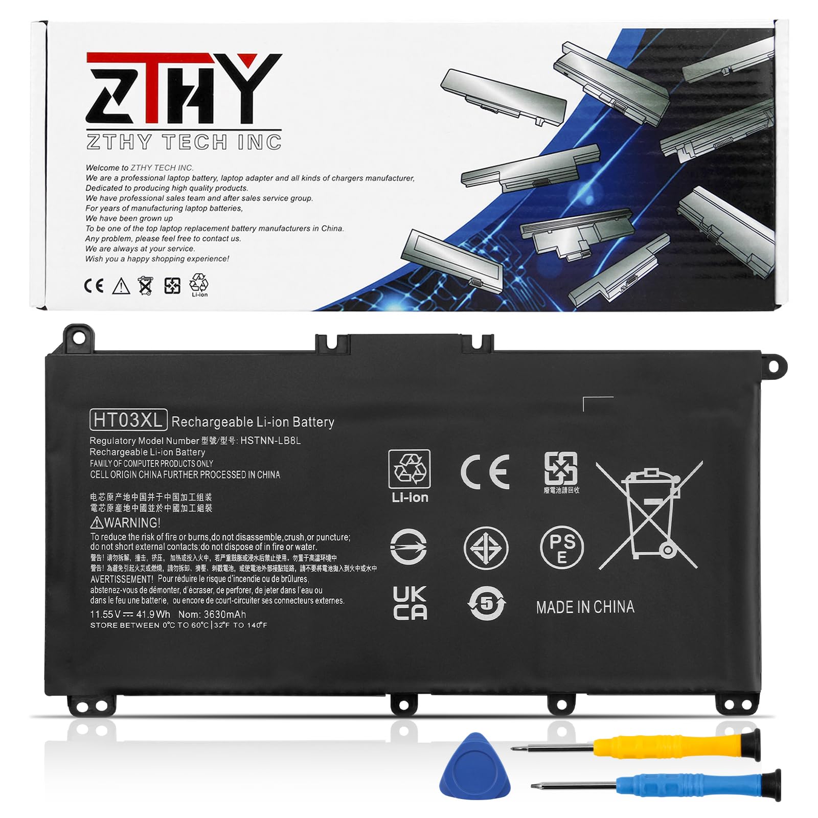 Amazon.com: HT03XL Battery Replacement for HP Pavilion 14-CE 14-CF