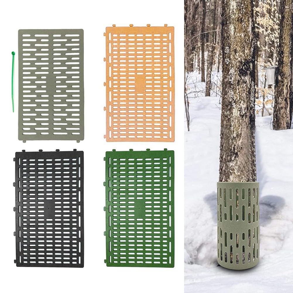 Lot De 9 Protections Pour Tronc D'Arbre, Plastique Extensible Avec