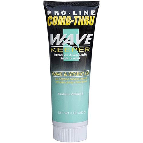 Pro Line Comb Thru Wave Keeper - Gel de peinado de 8 onzas