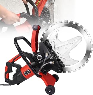 YHK 16" Concrete Ring Saw, 3200W Toroidal Electric Cutting Saw with Water Fed Dust Suppression, Electric Ring Cutter for Concrete, Bricks, Rebar and Marble