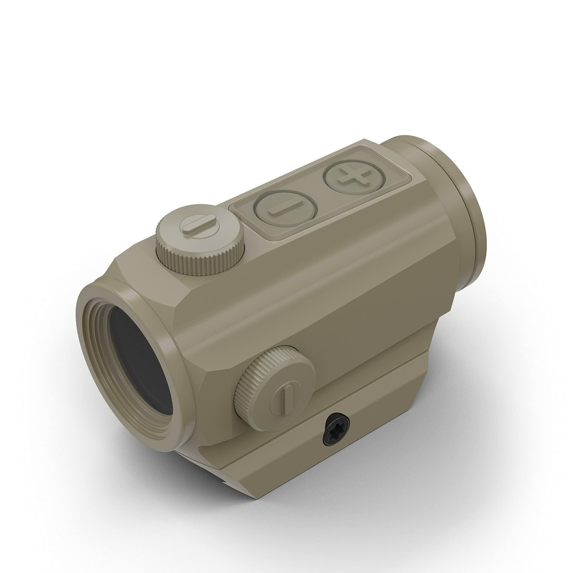 Holosun HS403B-FDE Microdot Rotpunkt Visier mit 2MOA Punkt Absehen, FDE, Picatinny Schiene, für die Jagd, Sportschießen und Softair, tactical micro red dot sight - 70134964