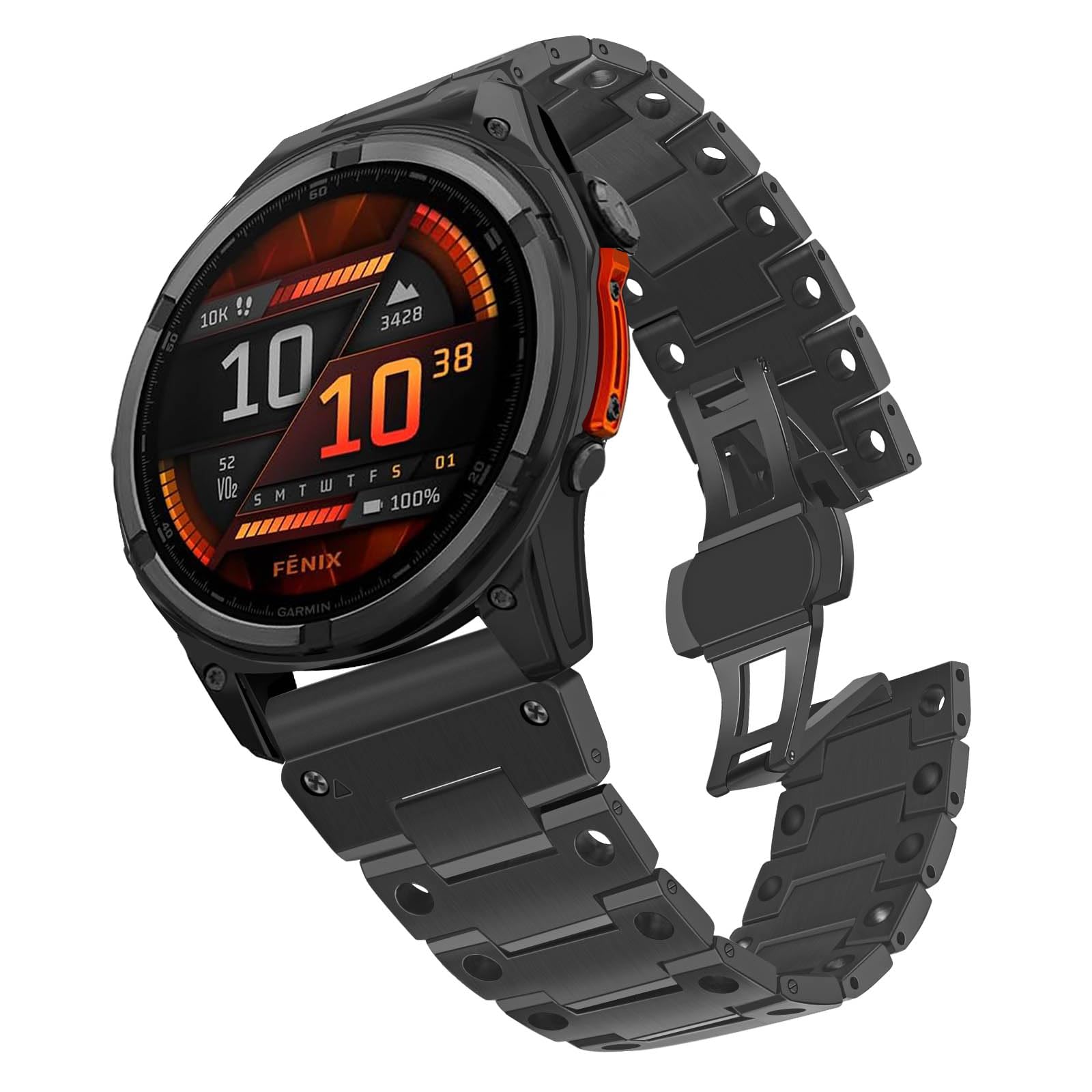 Bracelet Silicone De Remplacement Pour Garmin Fenix 7/6/5 Et Epix - Avec Bouchons Anti-poussière - 5