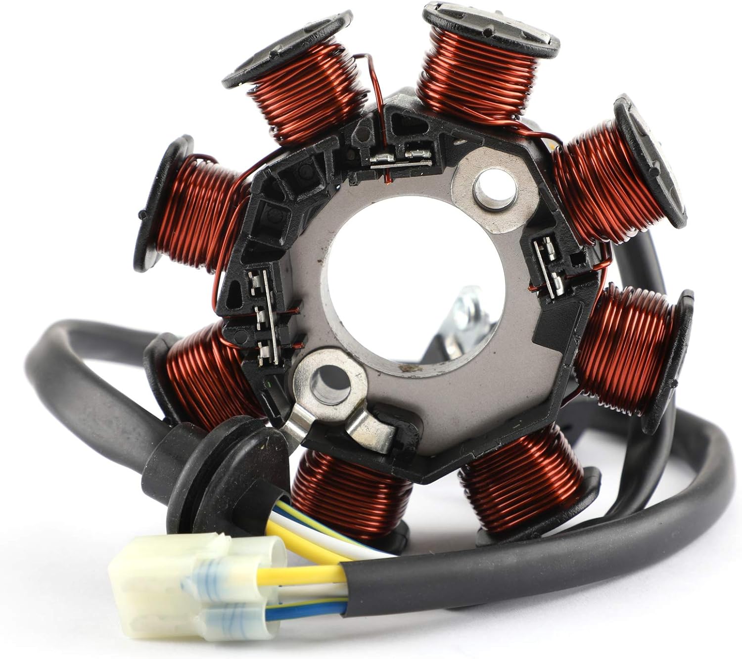 Areyourshop Magneto Generator Stator Coil Fit for Kawasaki KFX90 KSF90 2007-2020, for Kymco Mongoose 90 2007-2018 21003-Y002 31120-LBD4-900