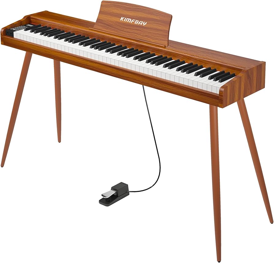 ✨早い者勝ち✨電子ピアノ 88鍵盤 ペダル付き 木製 電子 ピアノ 携帯 大人 Amazon | KIMFBAY 電子ピアノ 88鍵盤 木製 電子 ピアノ 88鍵 Digital