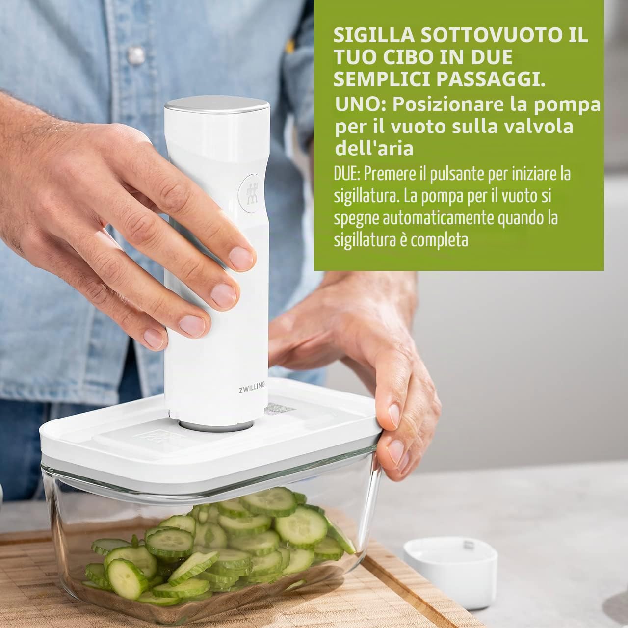 ZWILLING Fresh & Save - Contenitore per alimenti in vetro, 3 pezzi, dimensioni assortite
