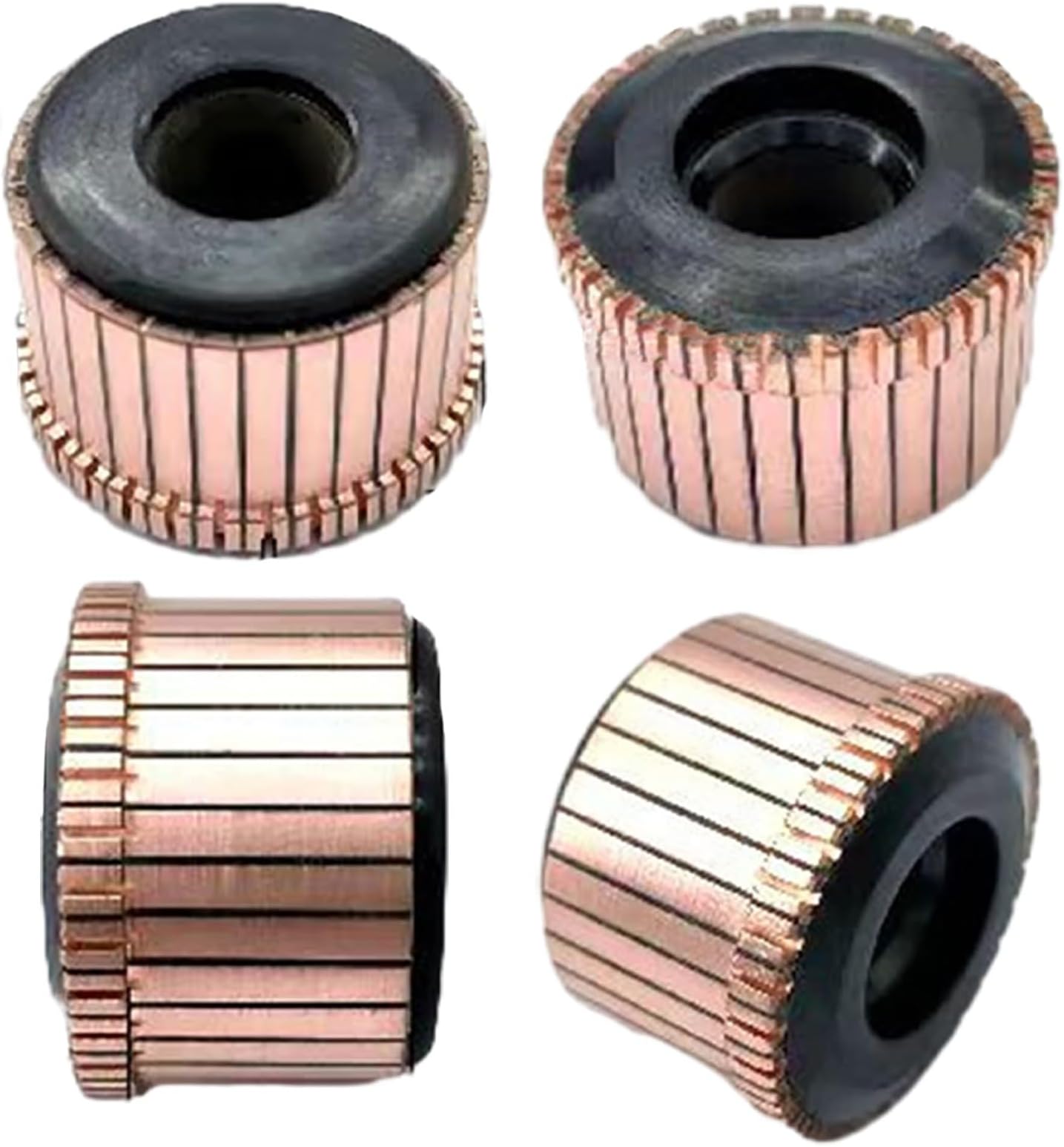 For 32P Teeth Copper For Bars Electrical Motor Commutator, 33.3x13x21.5(25.5) mm Groove Type for Power Tools and High-Speed DC Motors, 10-Pack Industrial