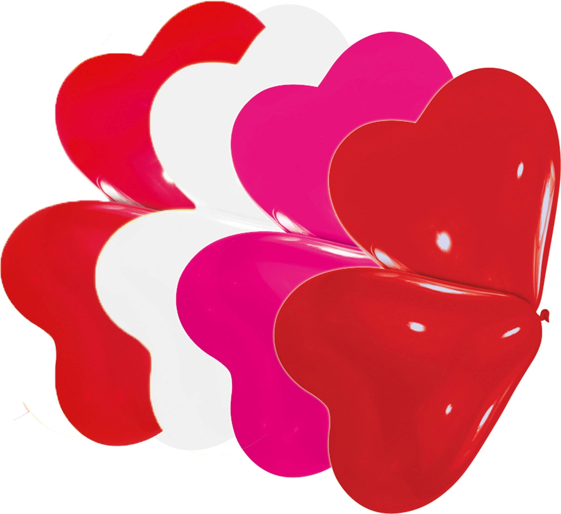 amscanAssorted Hearts 10 Small Latex Balloons