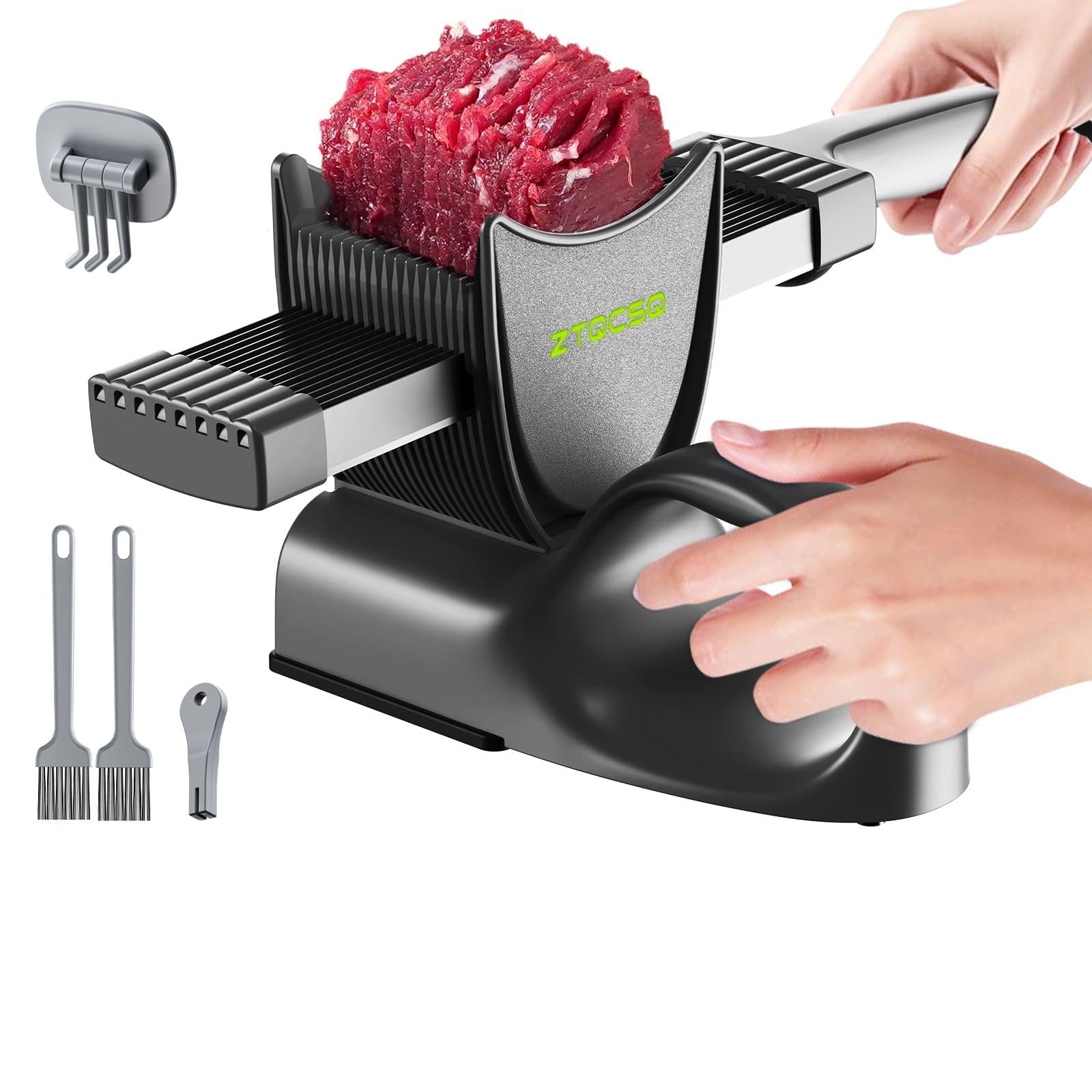 Amazon | ZTQCSQ 新生肉用スライサー（安定グリップ）、ミールプレップ