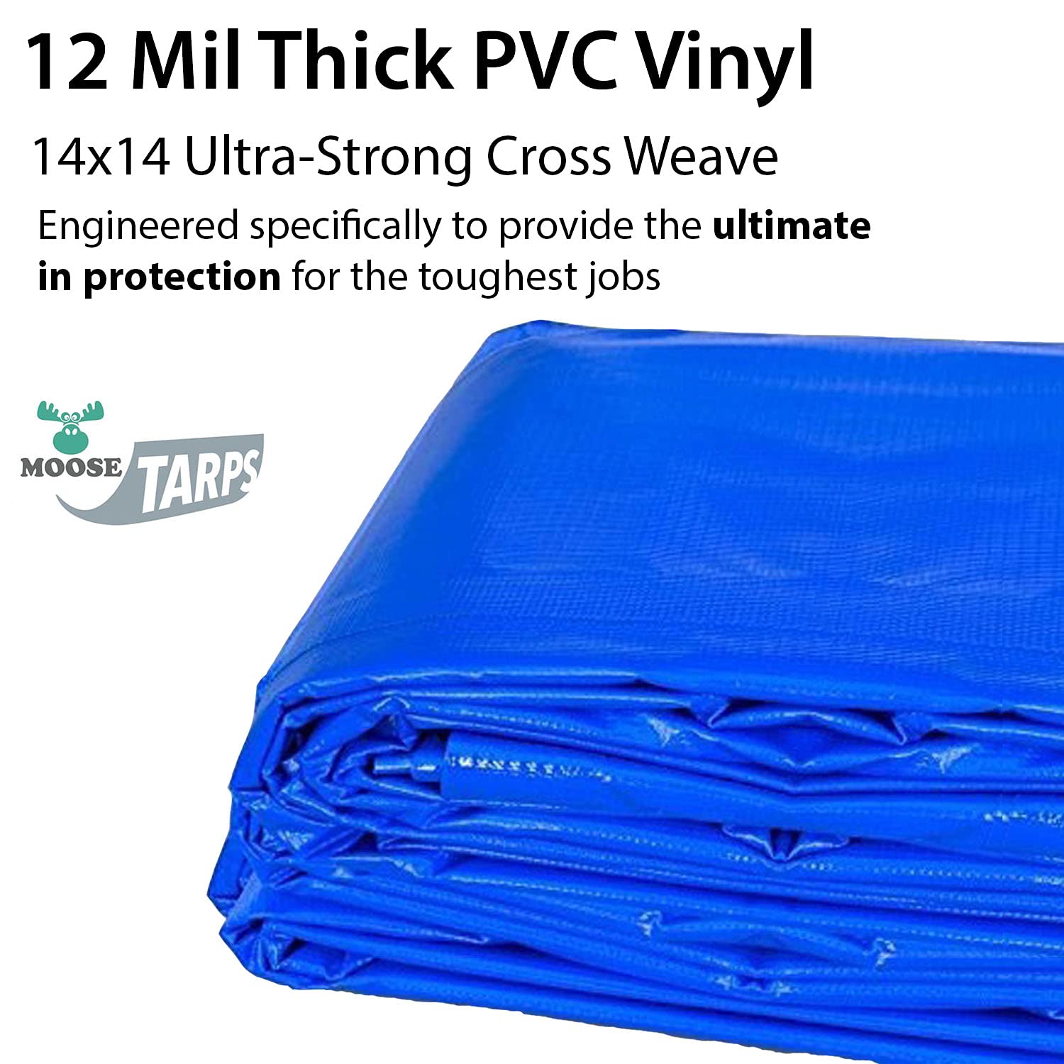 Amazon.com: Moose Supply Heavy Duty Tarp, 100% Waterproof 12mil