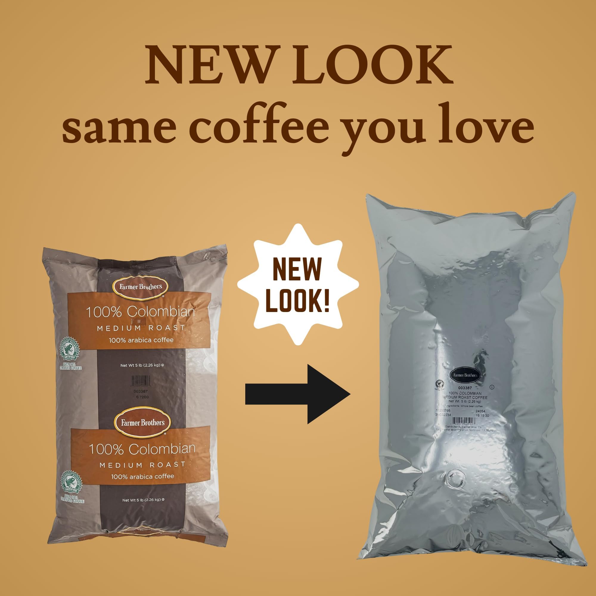 Amazon.com : Farmer Brothers Coffee - Whole Bean Medium Roast 100
