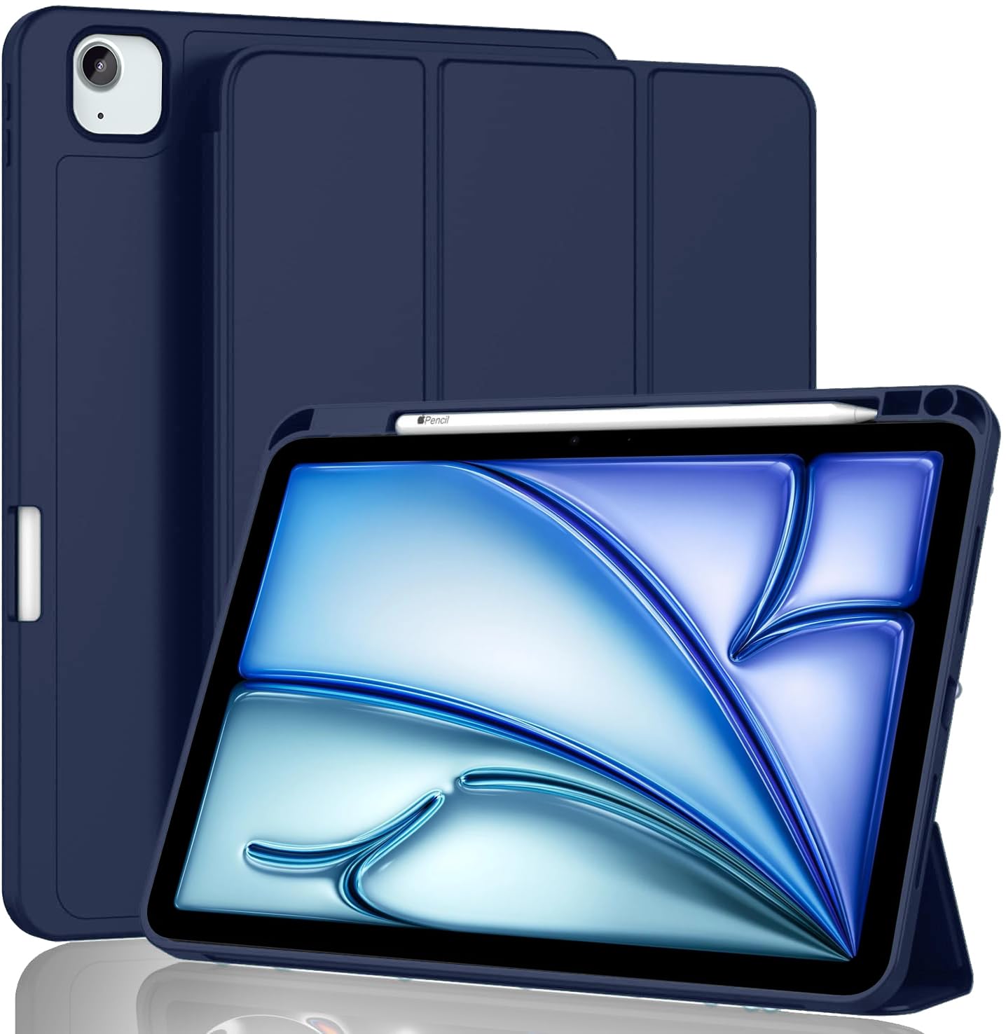 ProElite Case Cover for Apple iPad Air 13 M2 Cover, Pencil Case for iPad Air 13 inch M2 2024 with Pencil Holder [Soft Flexible Case] Recoil Series - Dark Blue (B0D3LYPF66) Amazon Price History, Amazon Price Tracker