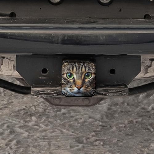 Vista 101 de Swono Cubierta de enganche de remolque de colibrí para receptores de 2 pulgadas, hermosas flores rosadas de jardín colibrí pájaro de goma receptor