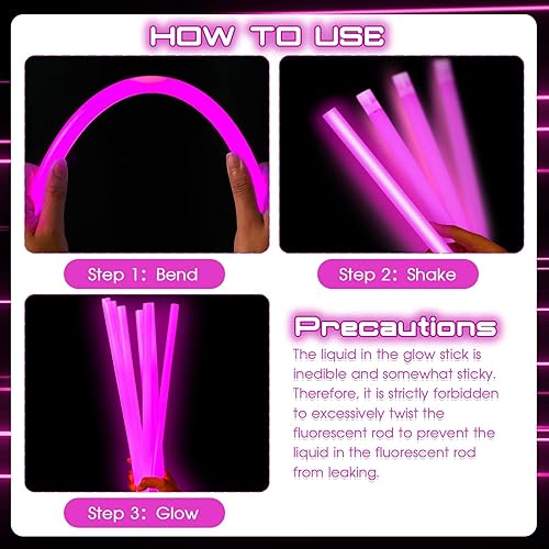 Miniatura 4 de Lewtemi 10 barras luminosas grandes jumbo, palos de luz de emergencia de 14 o 16 pulgadas de grado militar que brillan en la oscuridad, suministros