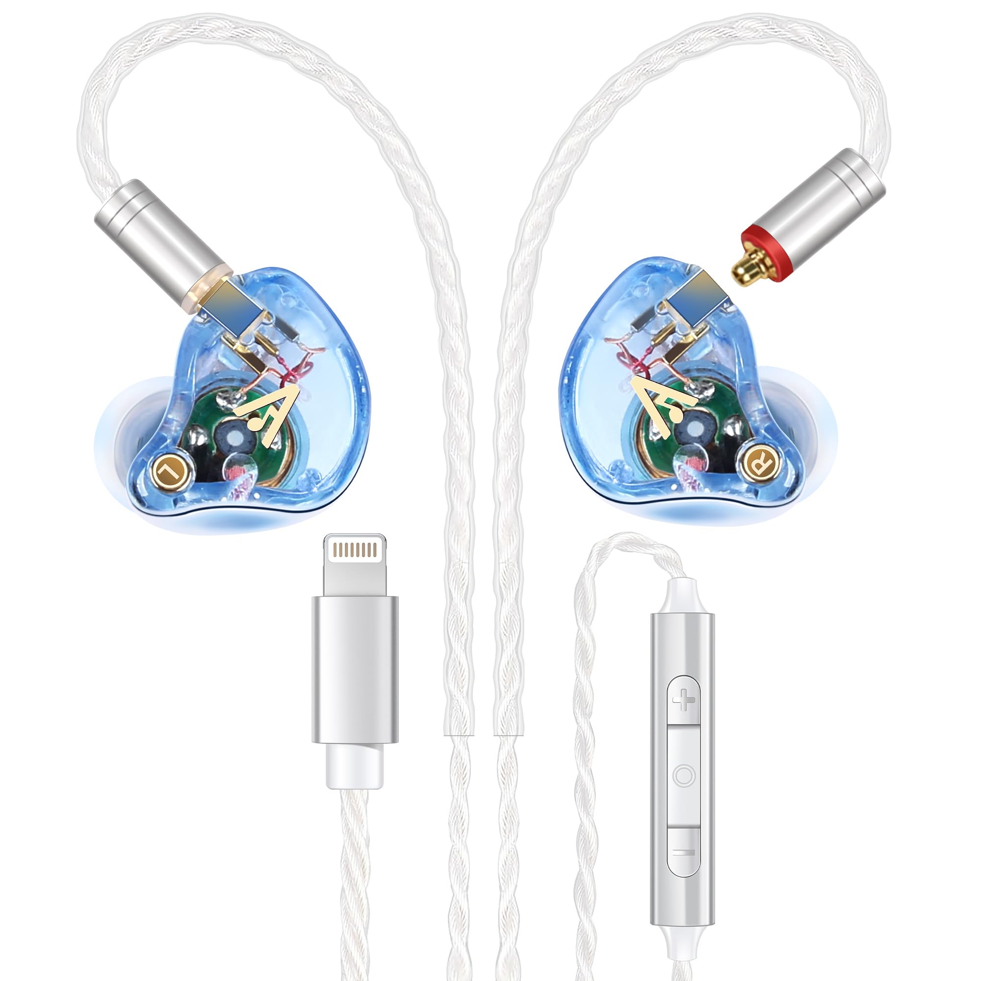 AudiovanceEarphones Vibes 202ML, Light Blue