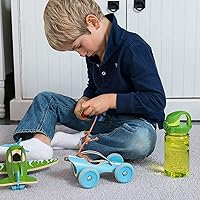 Vista 13 de Nalgene Kids Sustain Grip-N-Gulp Water Bottles Made with Material Derived from 50% Plastic Waste (Using ISCC Certified Mass Balance), Leak Proof