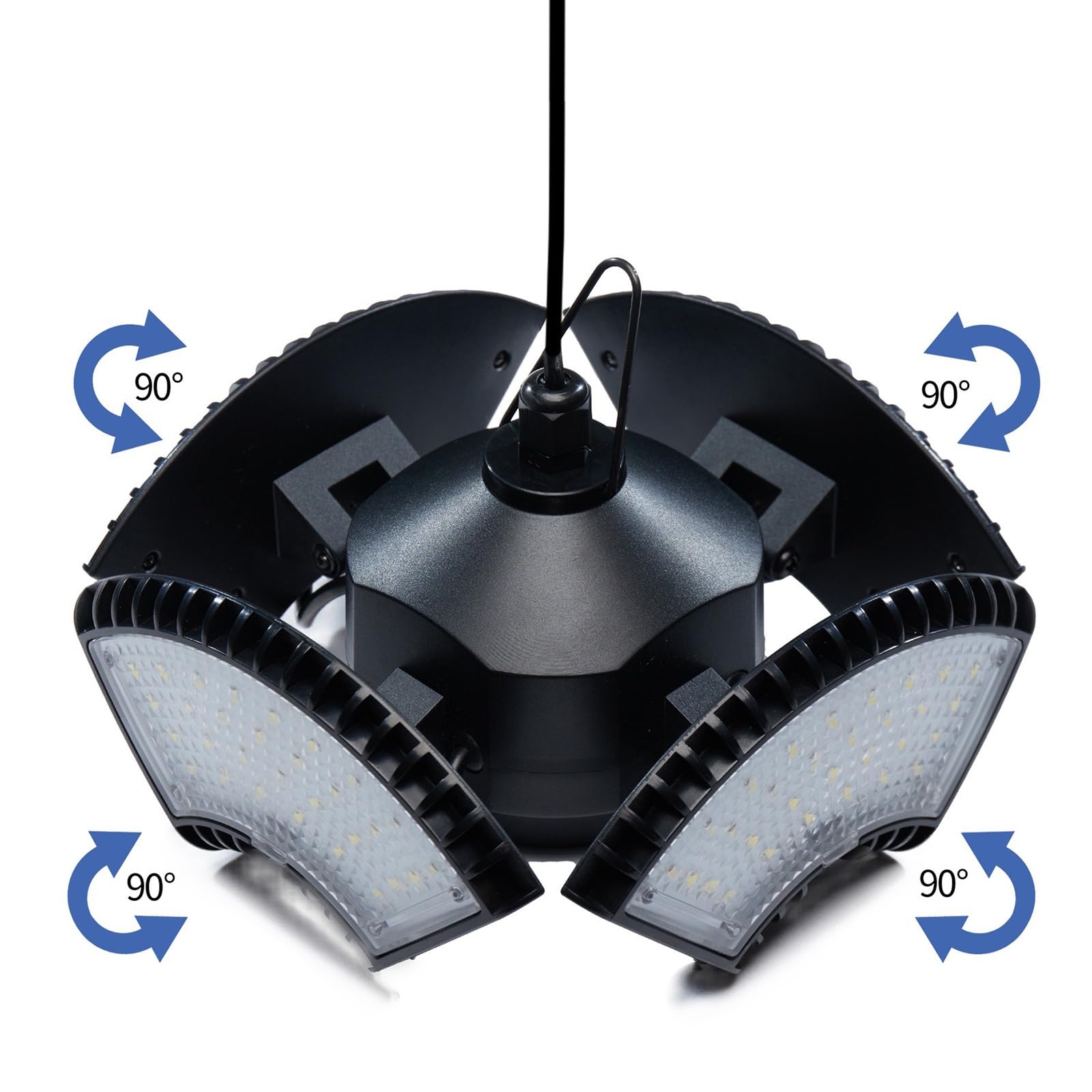Lampada da capanno solare per interni ed esterni a energia solare Pandent Luci di lavoro diurno Telecomando Lampada di sicurezza per Garage Gazebo