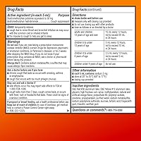 Vista 5 de Yaxa Basic Care 12 Hour Cough DM Syrup, Extended-Release Dextromethorphan, Orange Flavor Liquid Medicine, 5 fl oz (Pack of 1)