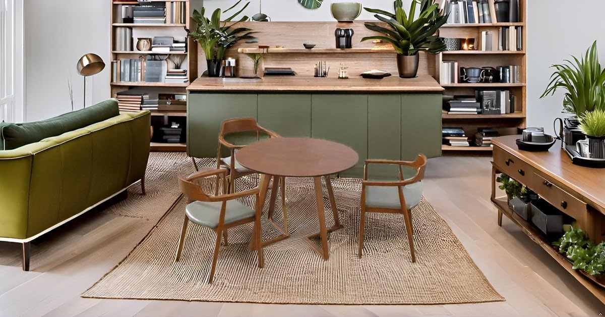 Amazon｜JXXAMZ ミッドセンチュリーモダンダイニングテーブル