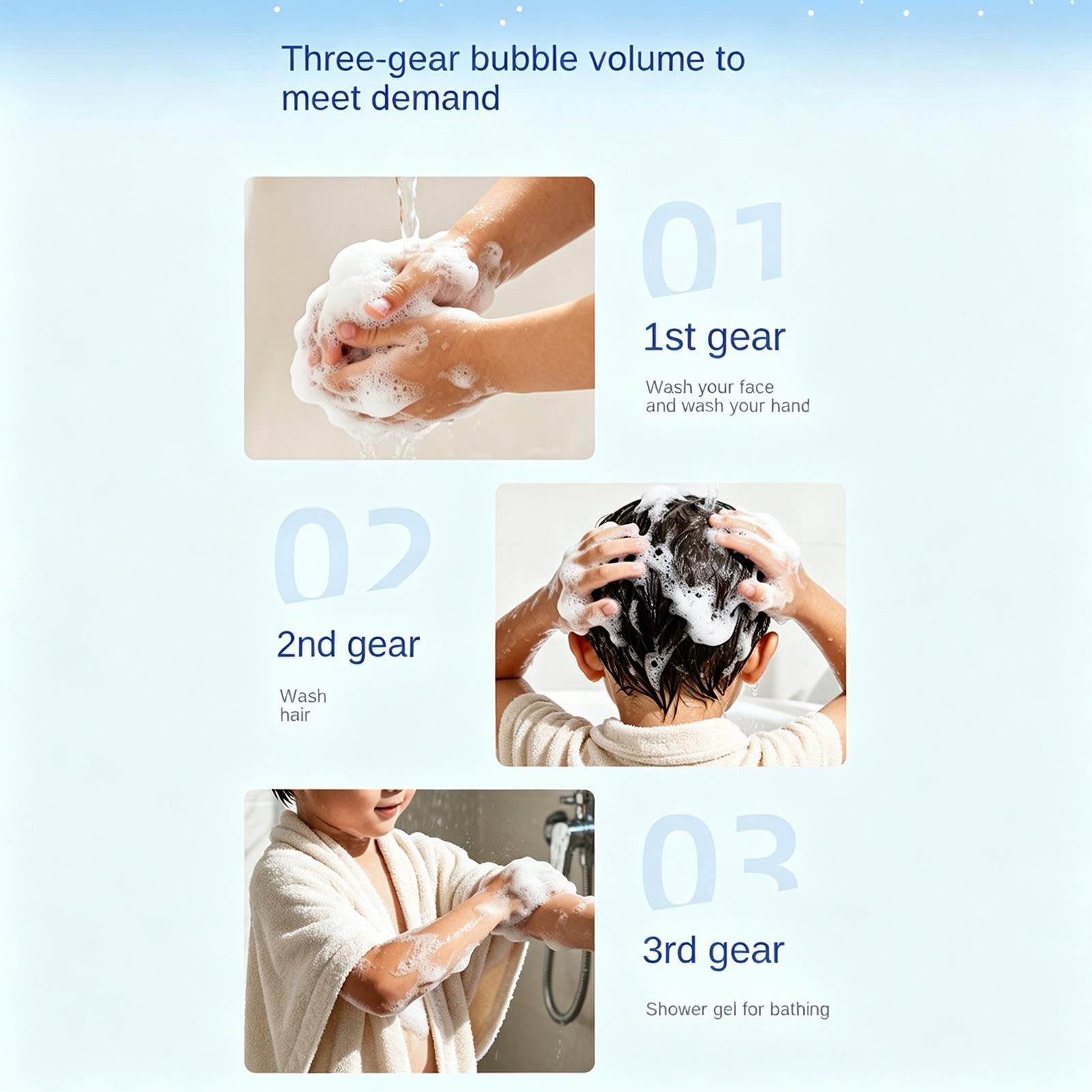 Dispenser di sapone in schiuma senza contatto: simpatica macchina ricaricab