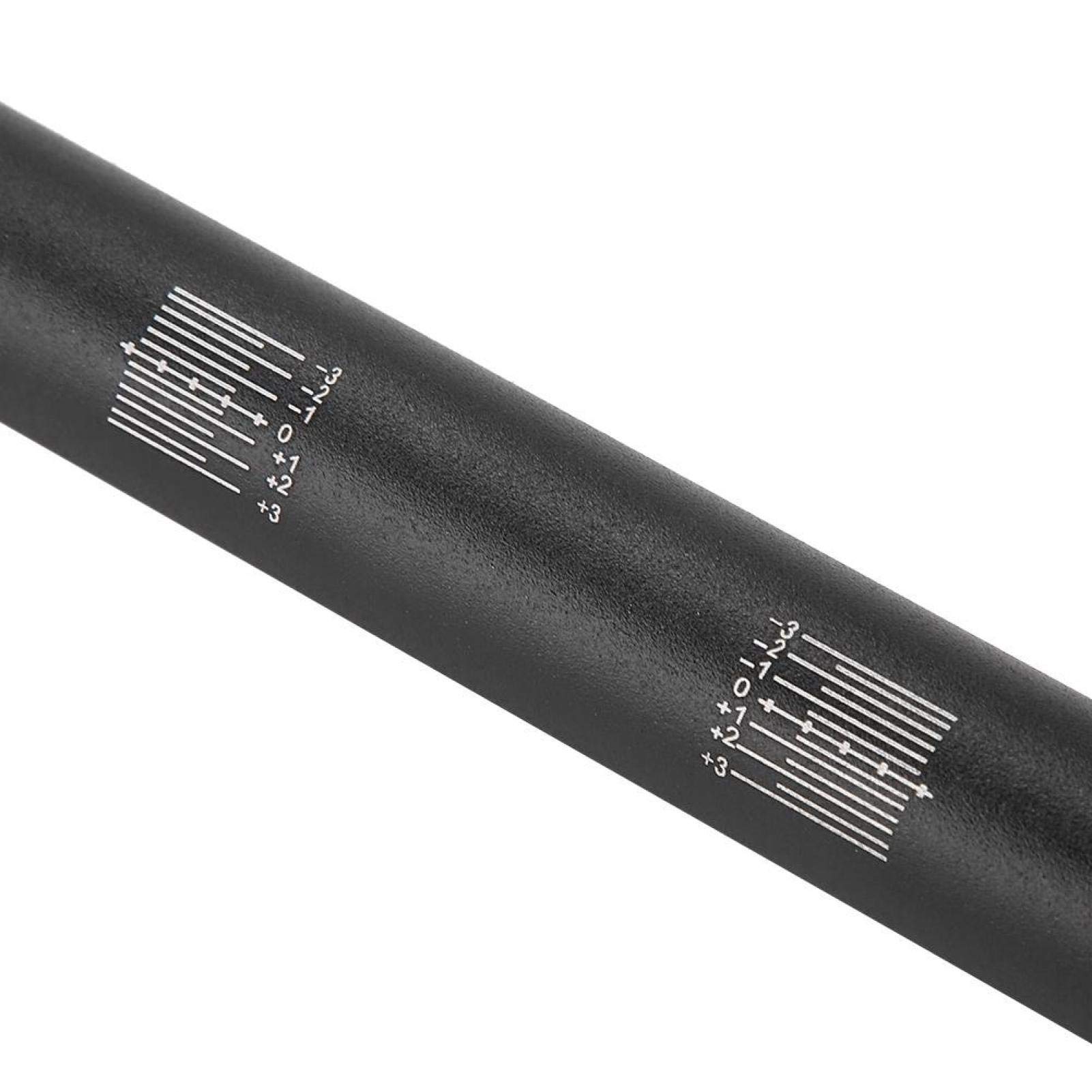 Manillar de motocicleta 740 mm / 29,1 pulgadas barra de mano personalizada 22 mm de diámetro motocicleta bicicleta universal(Negro mate)