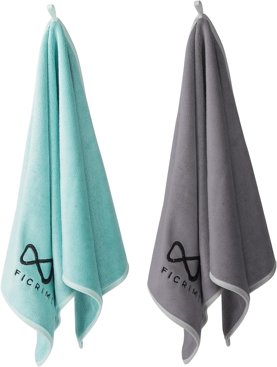 INFICRIME 2 Pack Microfiber Gym Towels