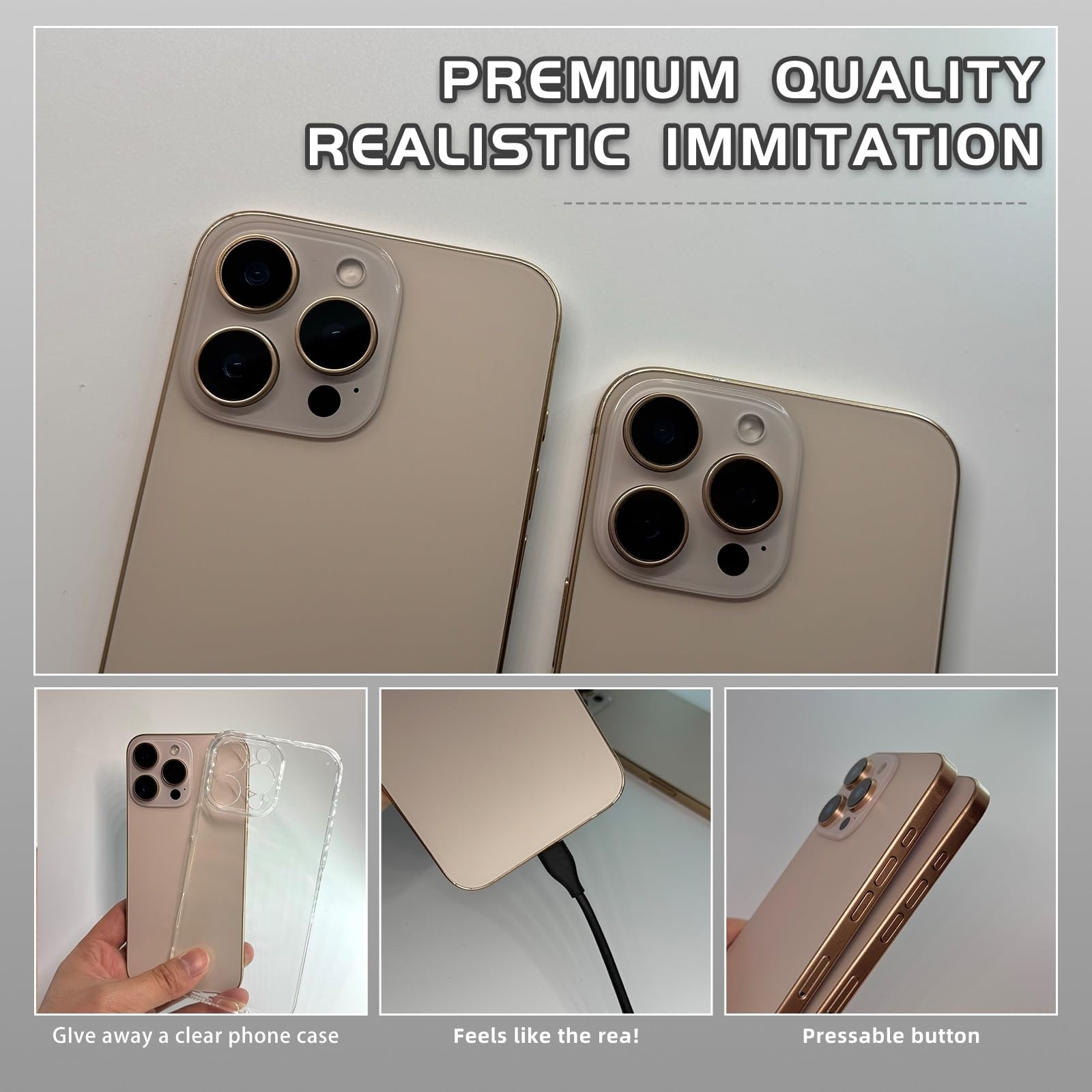 Teléfono falso falso de utilería para teléfono, pantalla negra señuelo Teléfono de pera, teléfono que no funciona, 16 Pro para juegos de niños, pantalla de teléfono, aspecto real Phonepro max16 3