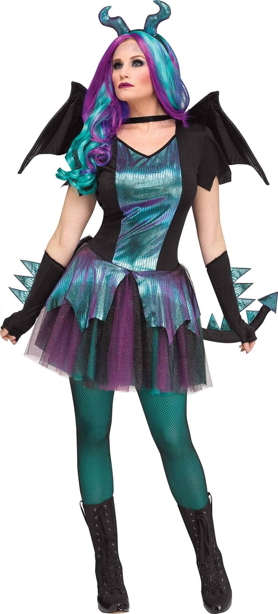 Fun World Dark Dragon Ladies Fun Meleficent Styled Costume
